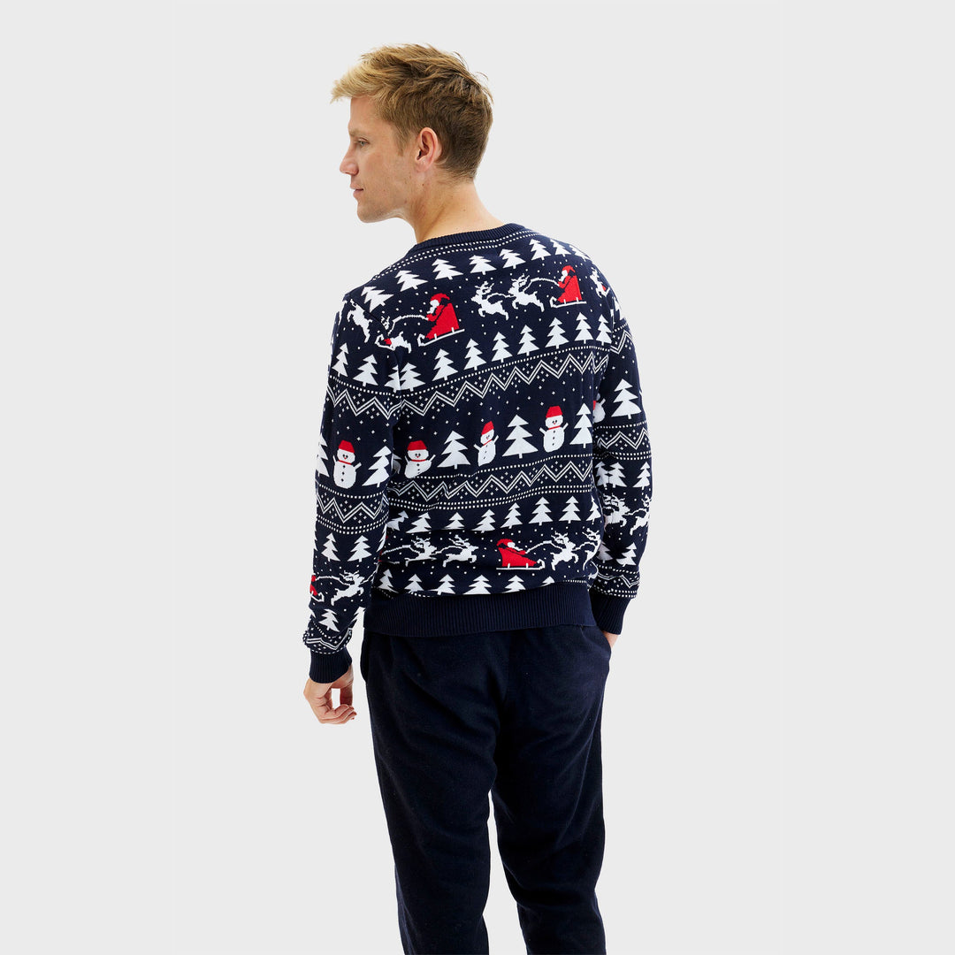 Mune | The stylish Christmas sweater Navy Men's