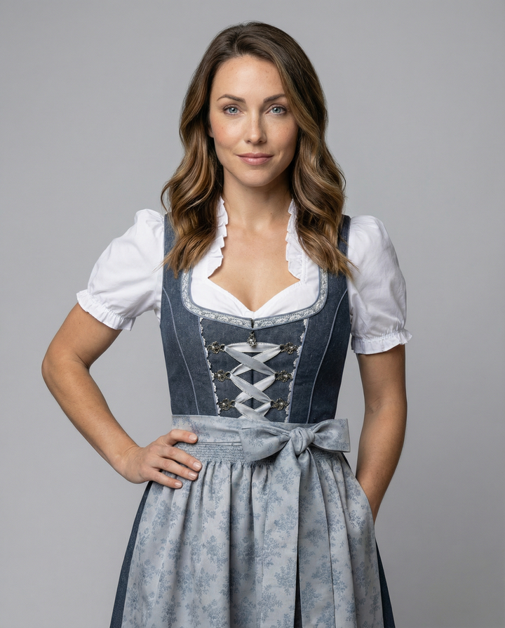 Elegant traditional costume dirndl women