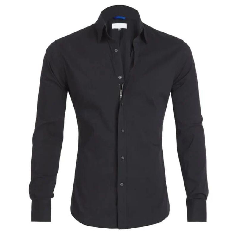 Mune | Shirt With Zipper Without Wrinkles