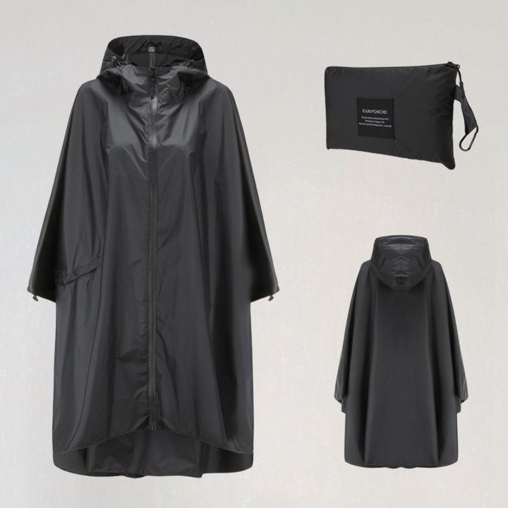 Mune | Women's Foldable Rain Jacket with Hood and Waterproof Fabric
