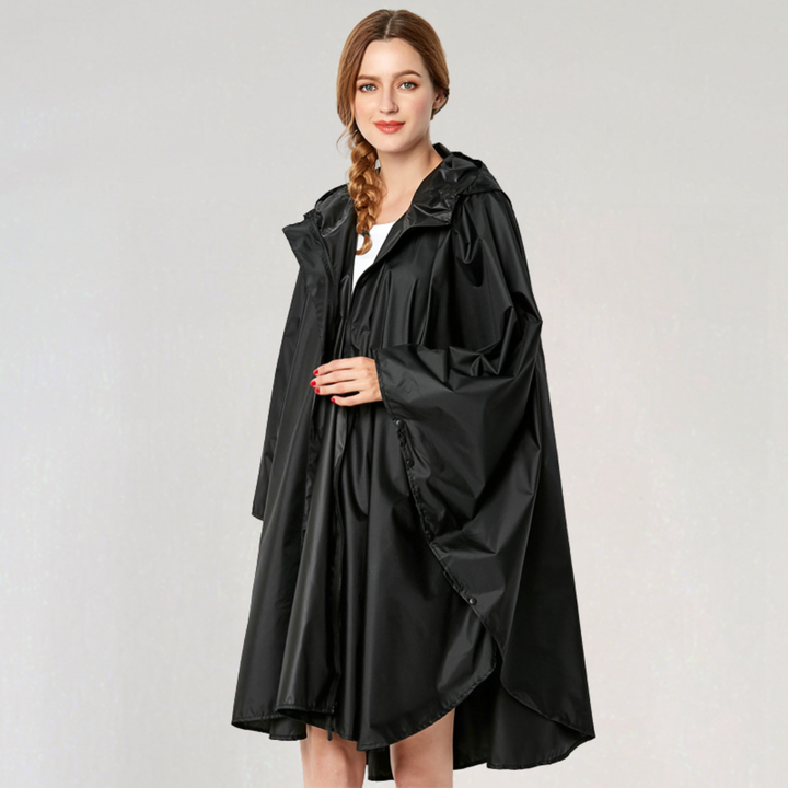 Mune | Women's Foldable Rain Jacket with Hood and Waterproof Fabric