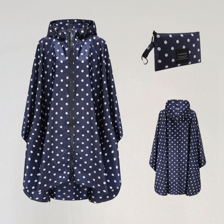 Mune | Women's Foldable Rain Jacket with Hood and Waterproof Fabric