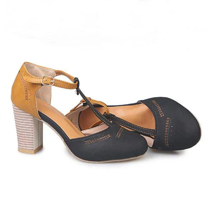 Women’s Vintage Style Ankle Strap Heels