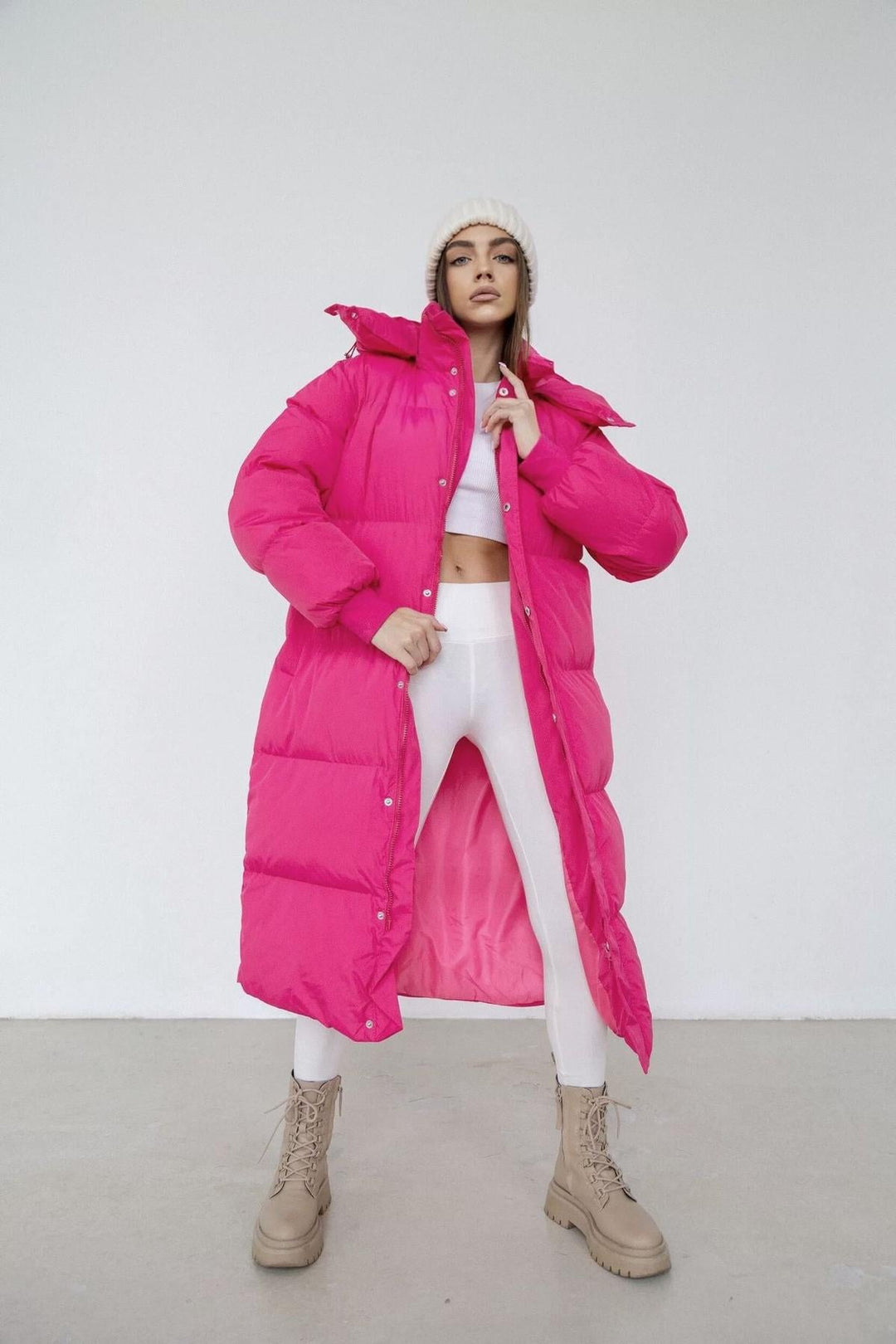 Mune | Plus Size Quilted Puffer Trench Coat for Women