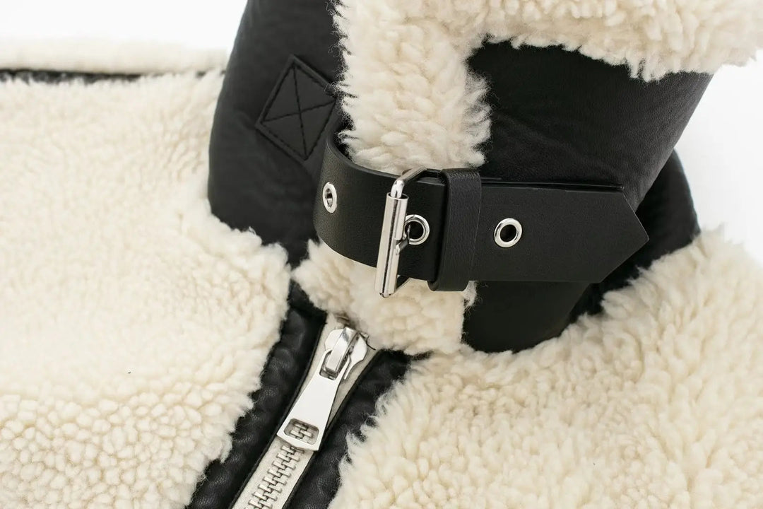 Mune | Women's Oversized Teddy Winter Jacket with Collar