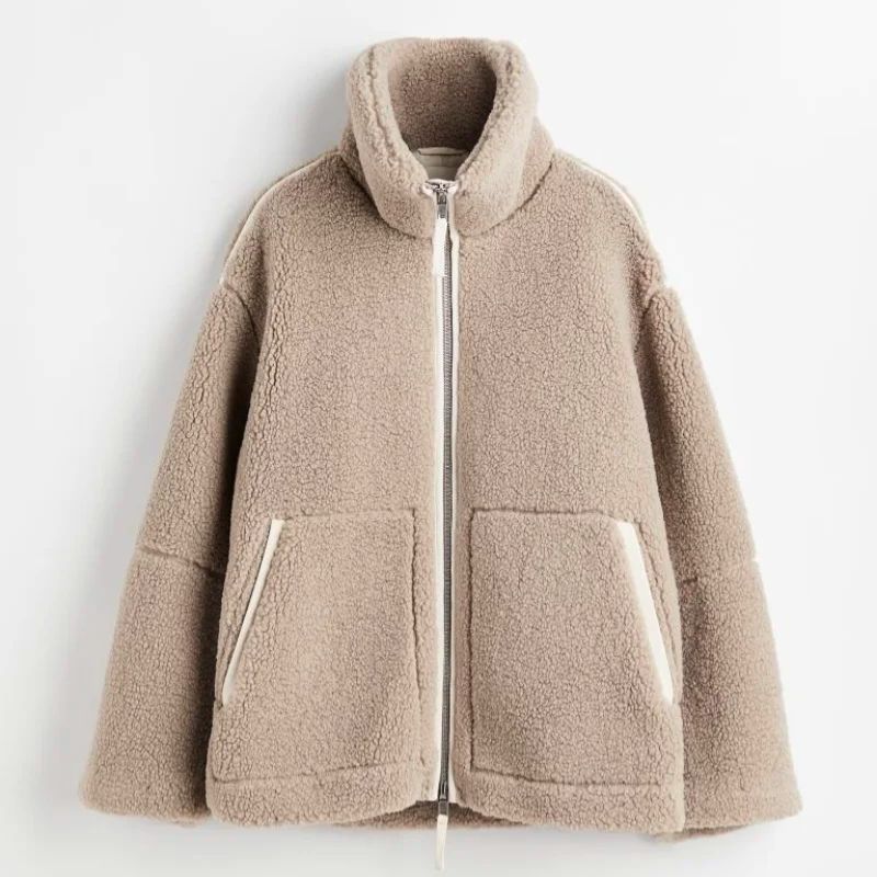 Mune | Women's Teddy Jacket with Zipper and High Collar