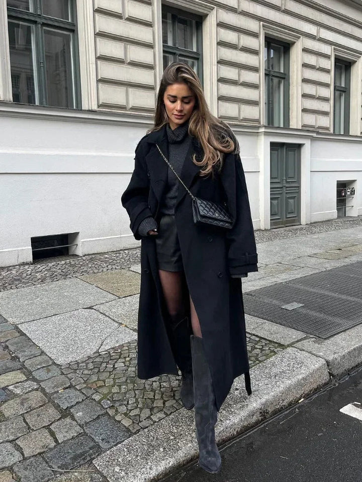Mune | Women's Oversized Wool Winter Jacket with Pockets