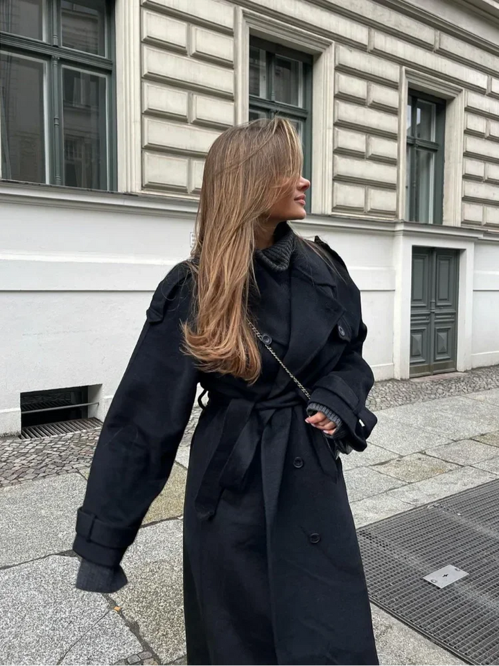 Mune | Women's Oversized Wool Winter Jacket with Pockets