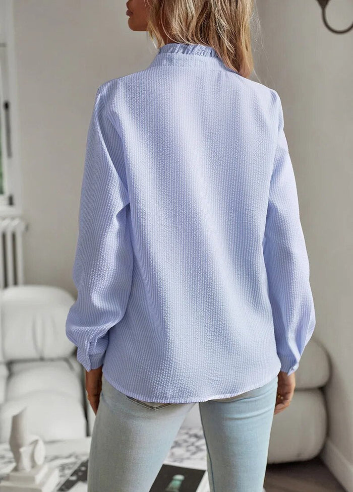 Mune | Blouse With Long Sleeves And Striped Pattern