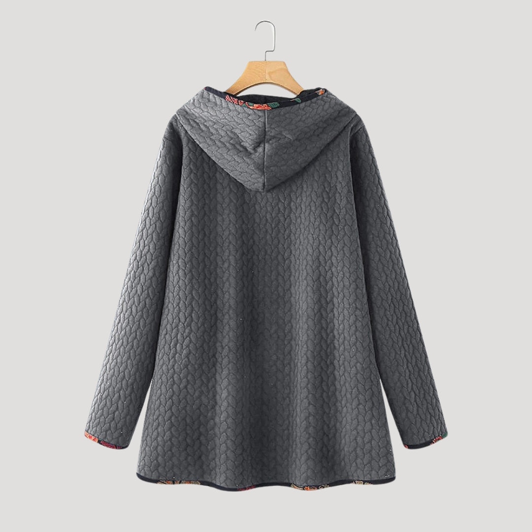 Mune | Women's Winter Coat Fleece Hooded Long Jacket
