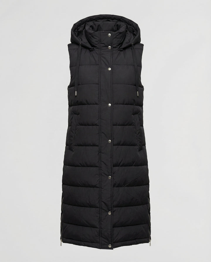 Long quilted vest women