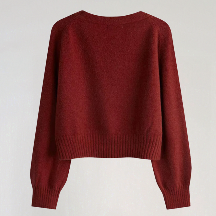 Mune | Women's wool jacket with V-neck and button closure