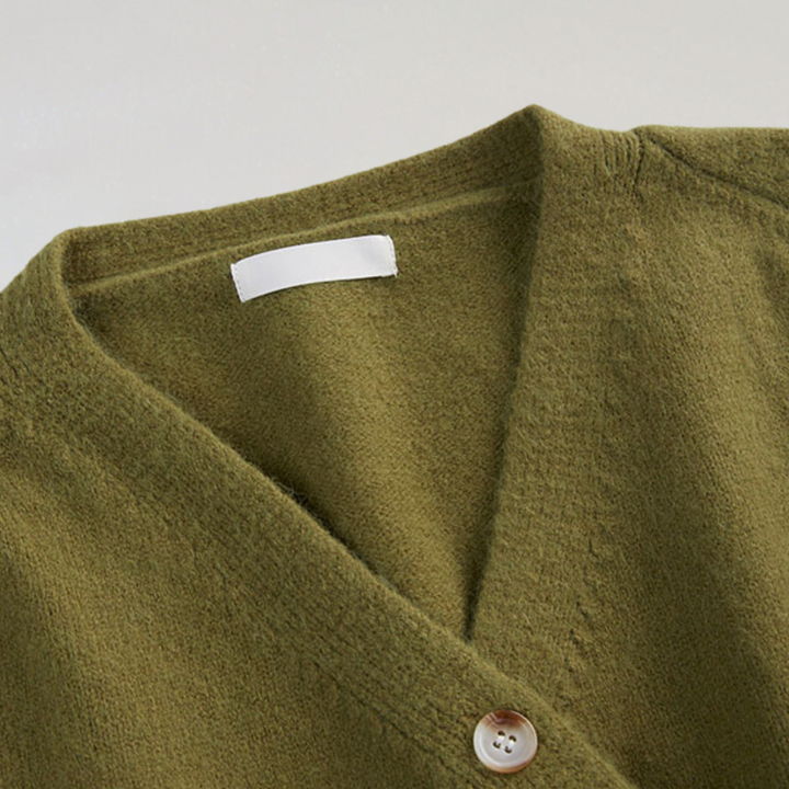 Mune | Women's wool jacket with V-neck and button closure