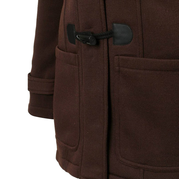 Mune | Wool Toggle Duffle Coat Hooded Fuzzy Padded Duffle Coat
