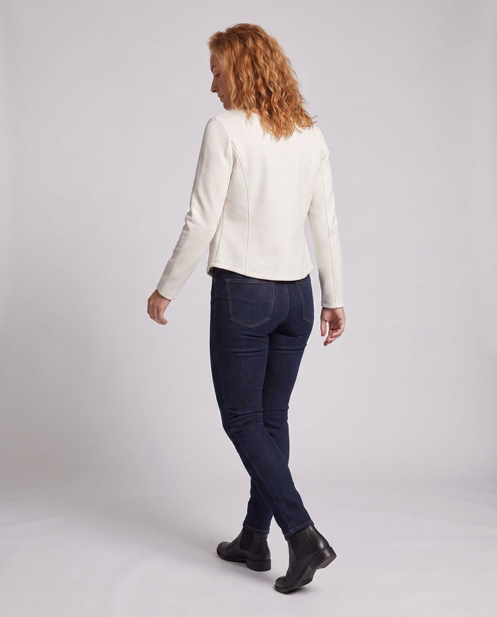 Women's Stylish Fleece Jacket with Poppy Cut Mune Fashion