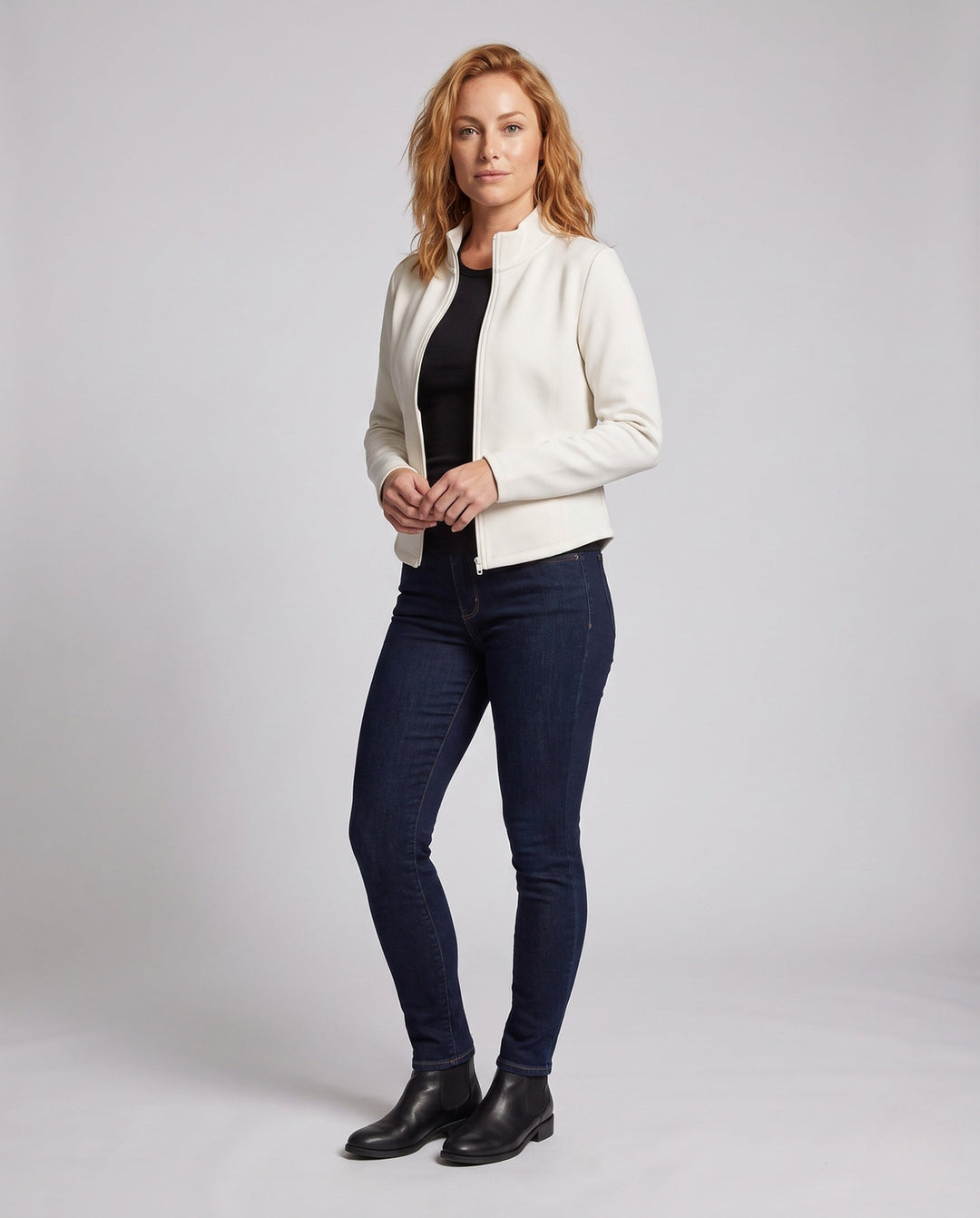 Women's Stylish Fleece Jacket with Poppy Cut Mune Fashion