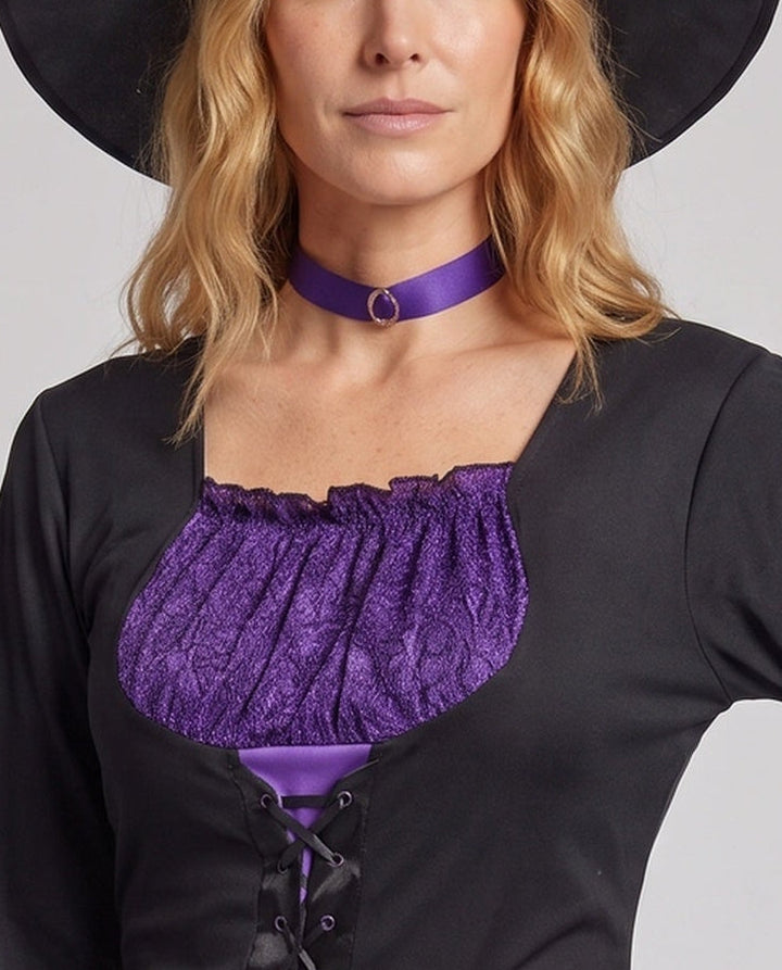 Women's witch costume with elegant cut and enchanting front details Mune Fashion
