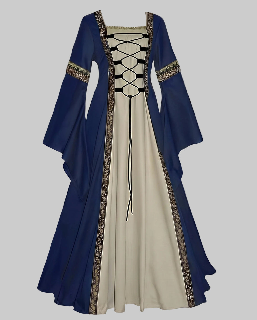 Women's historic fairy tale dress with elegant lacing design Mune Fashion