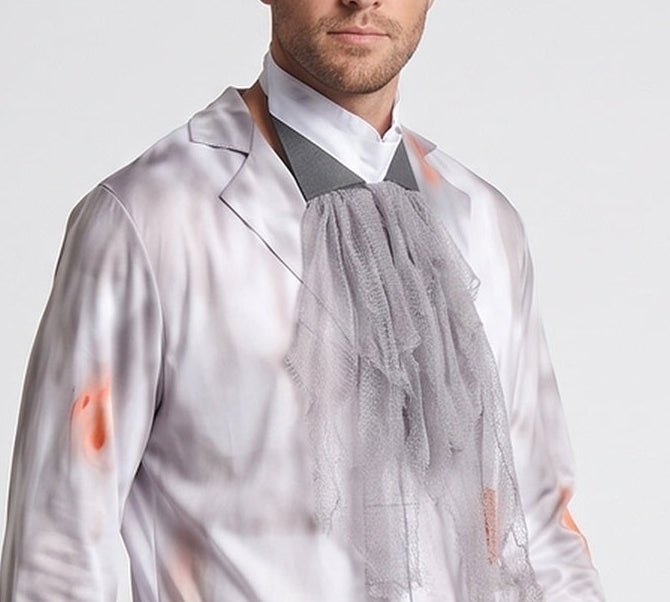Men's Ghostly Men's Costume with Hat and Elegant Details Mune Fashion