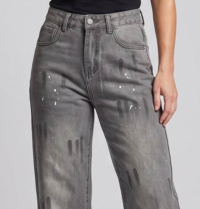 Women Leisure Oversized Jeans Mune Fashion