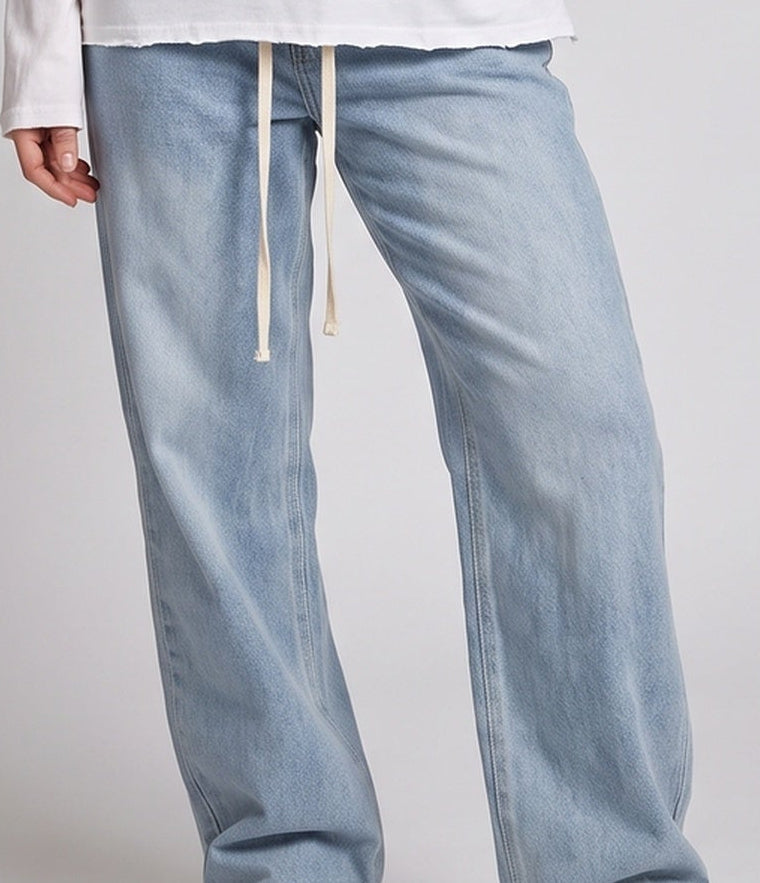 Women's Loose-Fit Denim Pants Mune Fashion