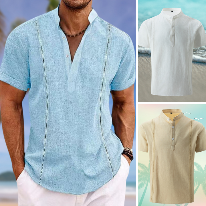 Donat Summer Shirt with Embroidery