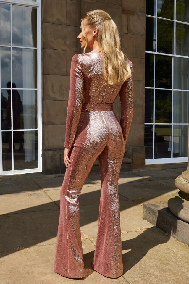 Mune | Marissa Sequin Jumpsuit