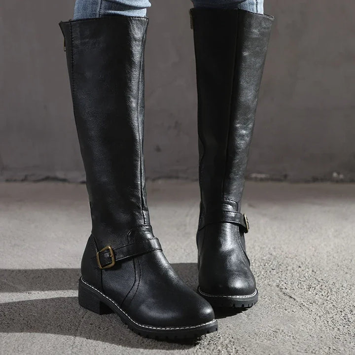 Mune | Elegant Leather Boots – Trendy Women's Boots for Every Occasion