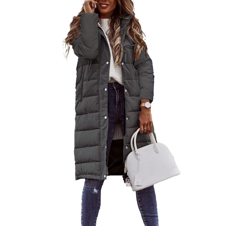 Mune | Quilted Hooded Long Winter Jacket For Women