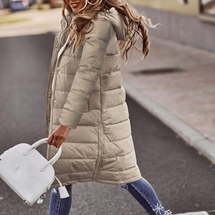 Mune | Quilted Hooded Long Winter Jacket For Women