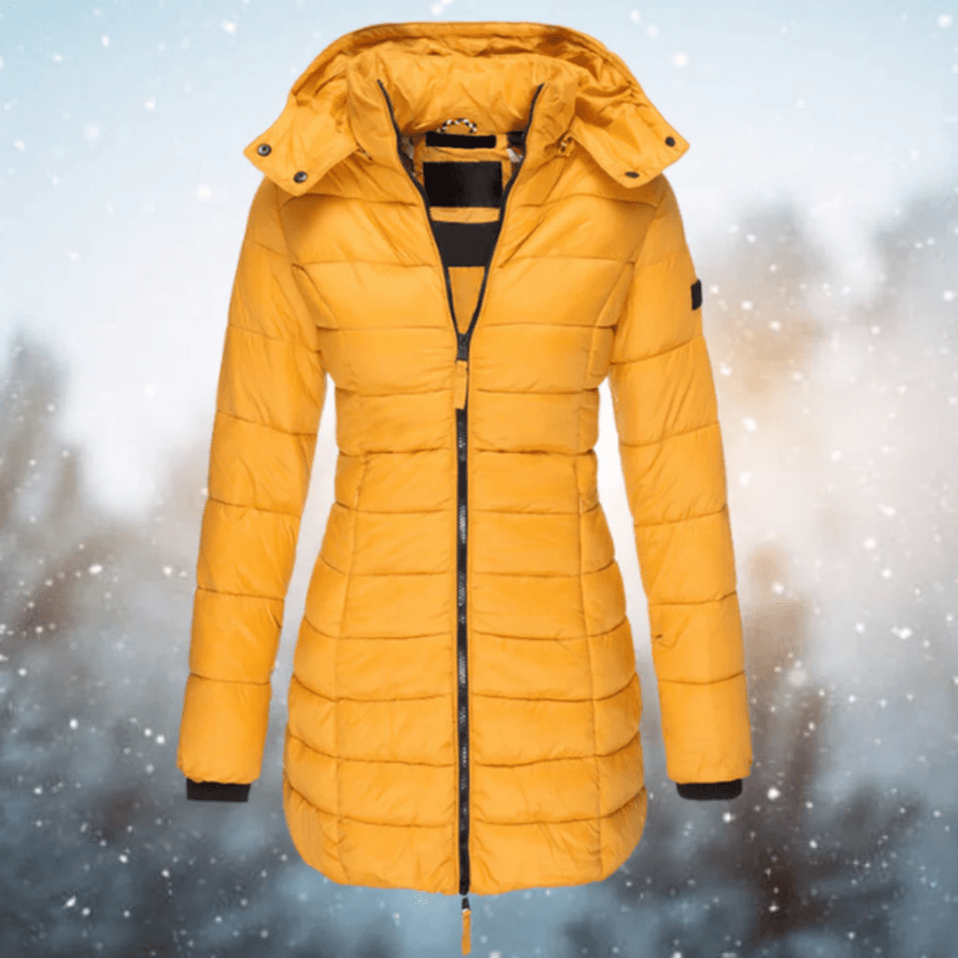 Mune | Quilted Longer Slim Fit Puffer Coat