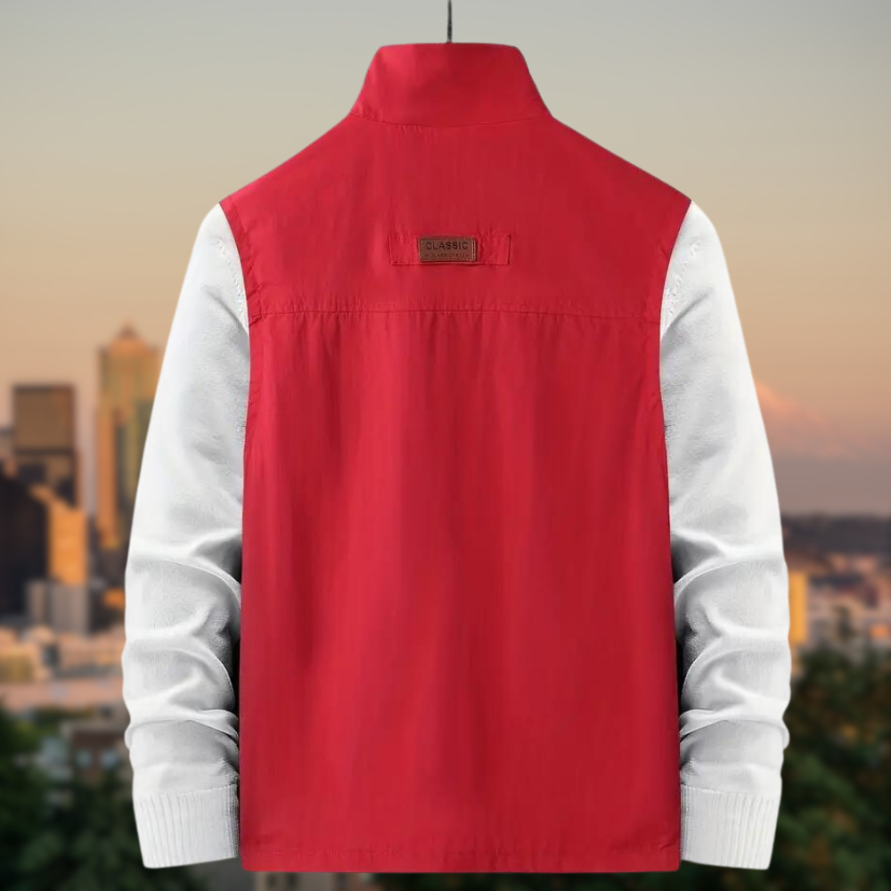 Mune | Men's Vest Multi With Pockets With Zipper