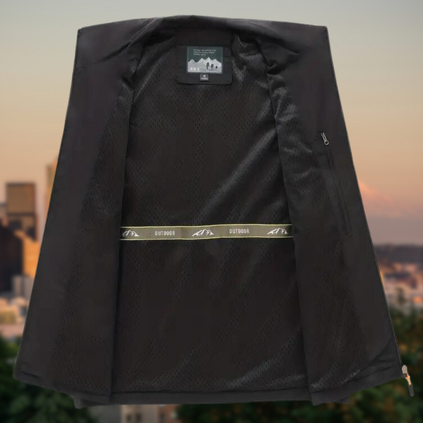 Mune | Men's Vest Multi With Pockets With Zipper