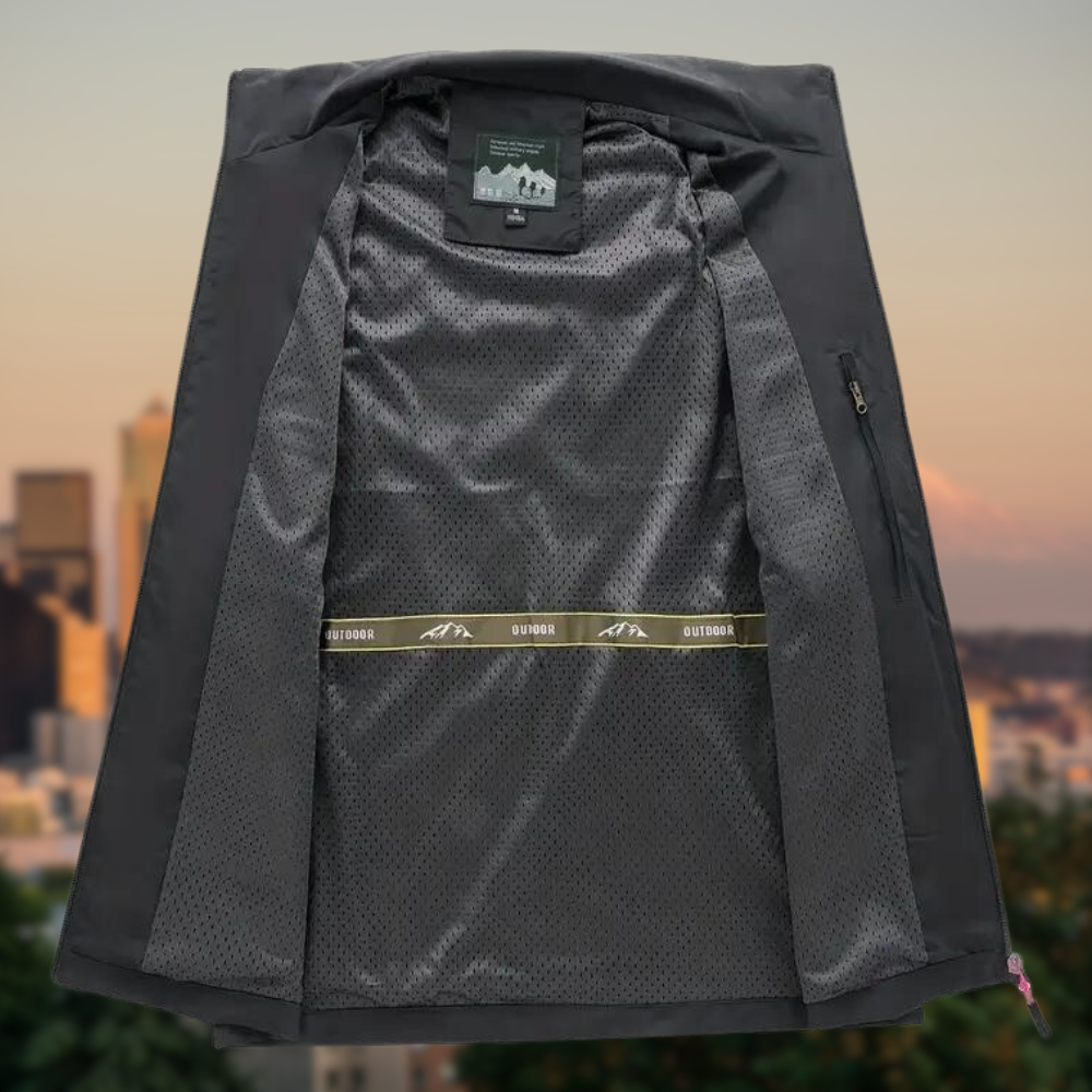 Mune | Men's Vest Multi With Pockets With Zipper