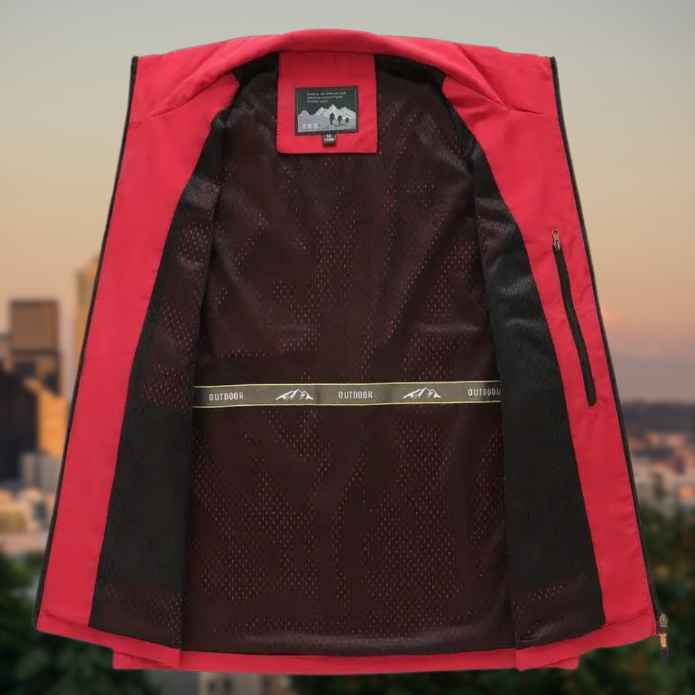 Mune | Men's Vest Multi With Pockets With Zipper