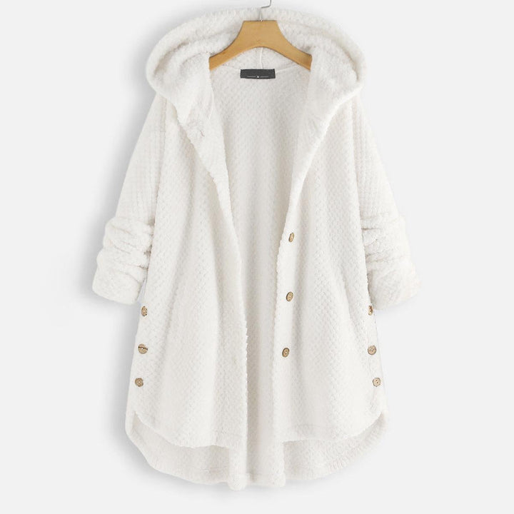 Mune | Reversible Fleece Hooded Pullover Jacket for Women Stylish and Warm Winter Clothing