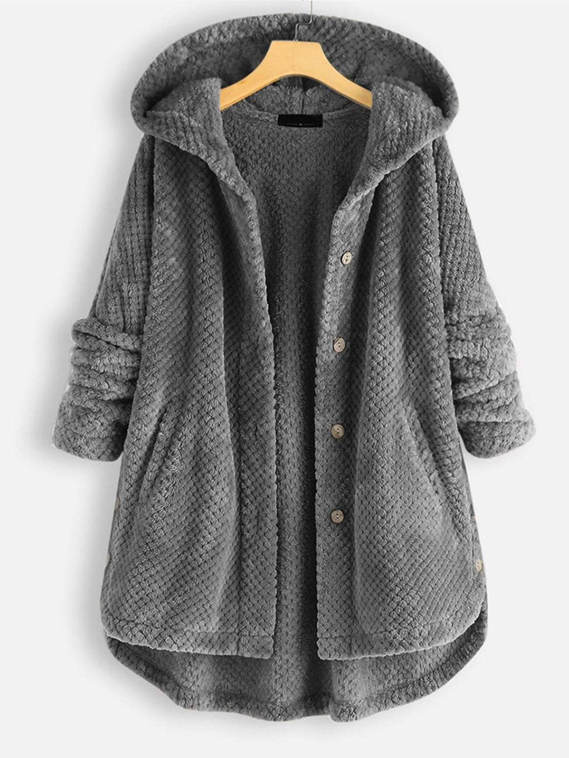 Mune | Reversible Fleece Hooded Pullover Jacket for Women Stylish and Warm Winter Clothing