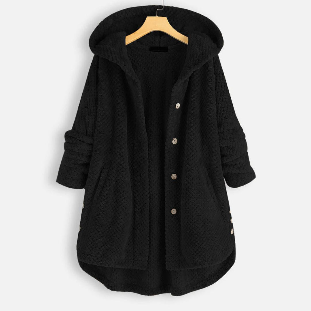 Mune | Reversible Fleece Hooded Pullover Jacket for Women Stylish and Warm Winter Clothing