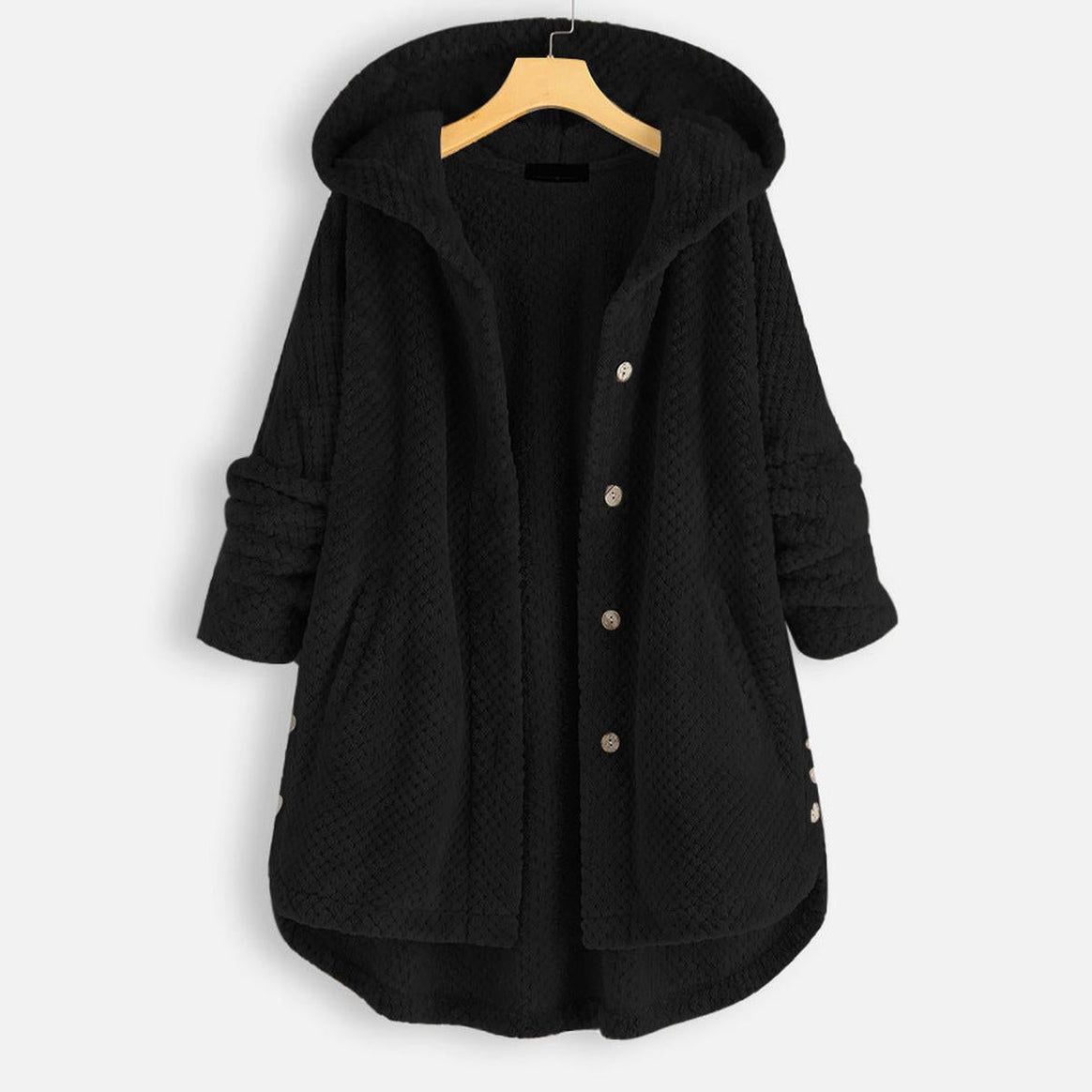 Mune | Reversible Fleece Hooded Pullover Jacket for Women Stylish and Warm Winter Clothing