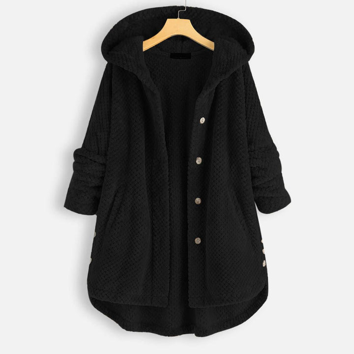 Mune | Reversible Fleece Hooded Pullover Jacket for Women Stylish and Warm Winter Clothing