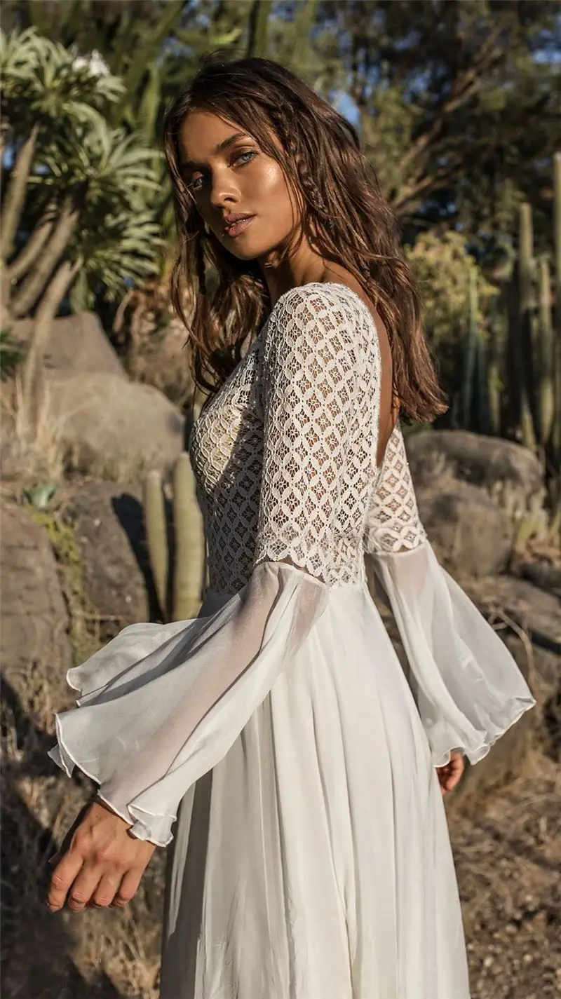 Mune | White Dress In Boho Style