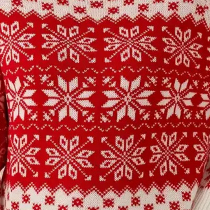 Mune | Knitted Christmas Sweater Women Snowflake Design