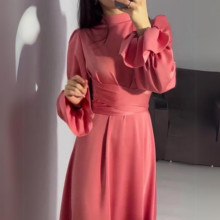 Mune | The Soft Silk Dress With Long Sleeves
