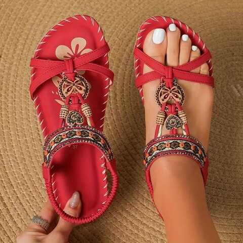 Mune Fashion | Boho Flat Sandals
