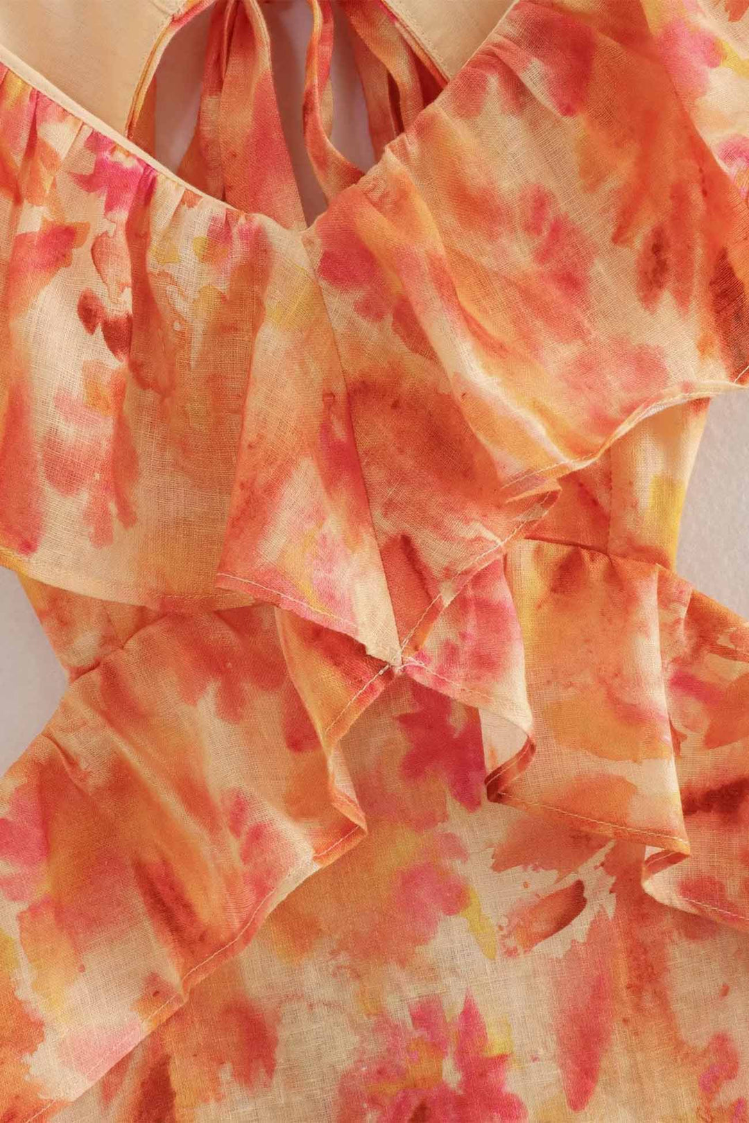Mune | Elegant Summer Maxi Dress - Sleeveless with Ruffle Straps
