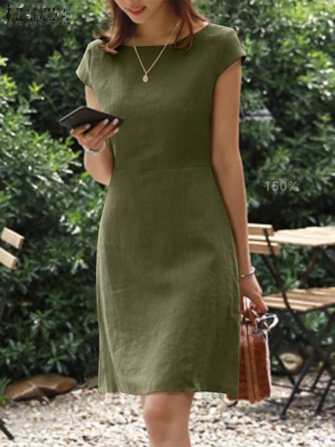 Mune Fashion Linen Summer Dress