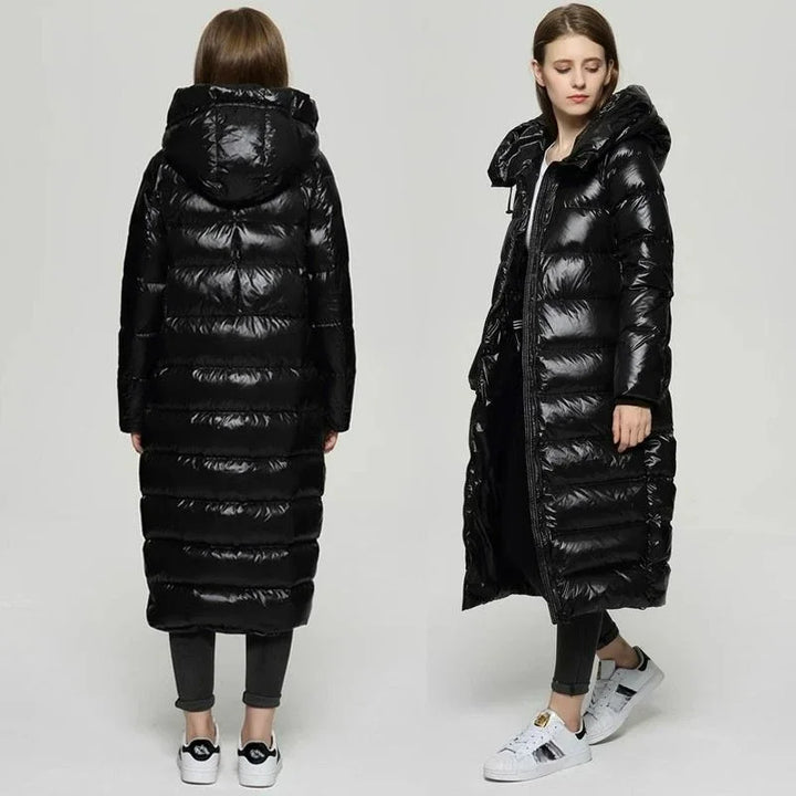 Mune | Elegant Long Down Jacket for Women