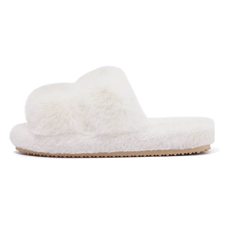 Women’s Cozy Faux Fur Slide Slippers