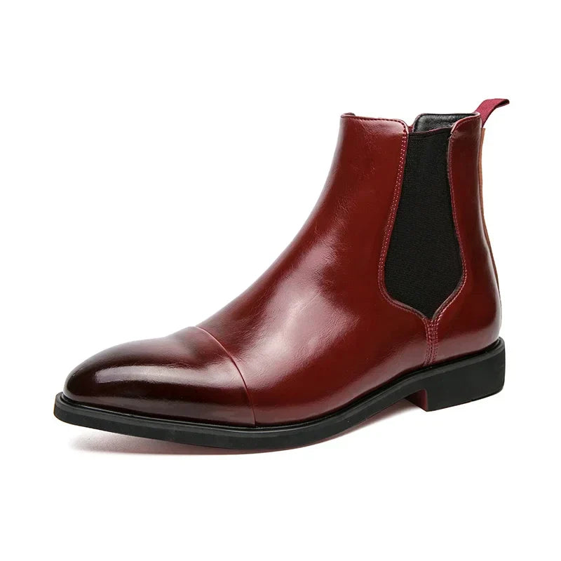 Mune | Handmade Chelsea Boots for Men with Red Soles