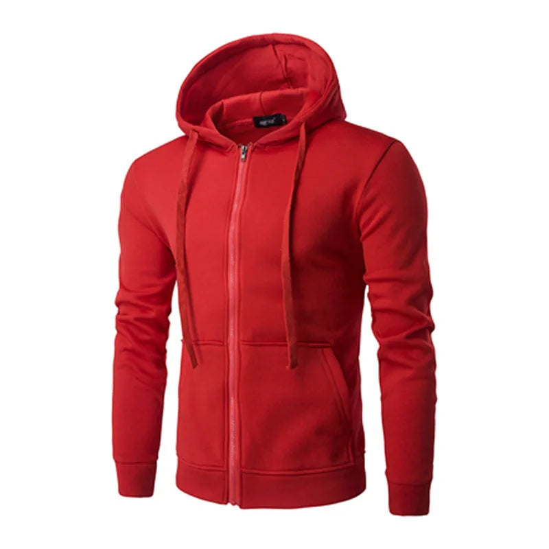Men’s Classic Zip Up Street Hoodie